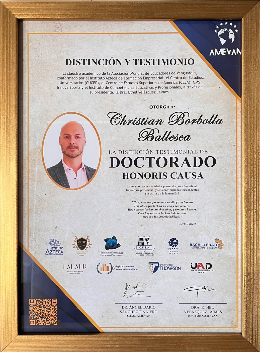 Doctor Honoris Causa